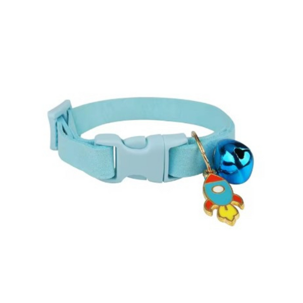Collar Ajustable Para Mascotas Azul - Moxy Pet Box