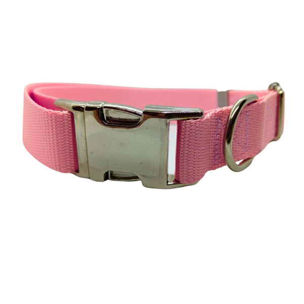 Collar Ajustable Rosado Para Perros Talla L - Moxy Pet Box