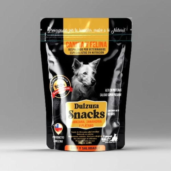 Dulzura Snack De Manzana, Zanahoria y Plátano Para Mascotas - Moxy Pet Box