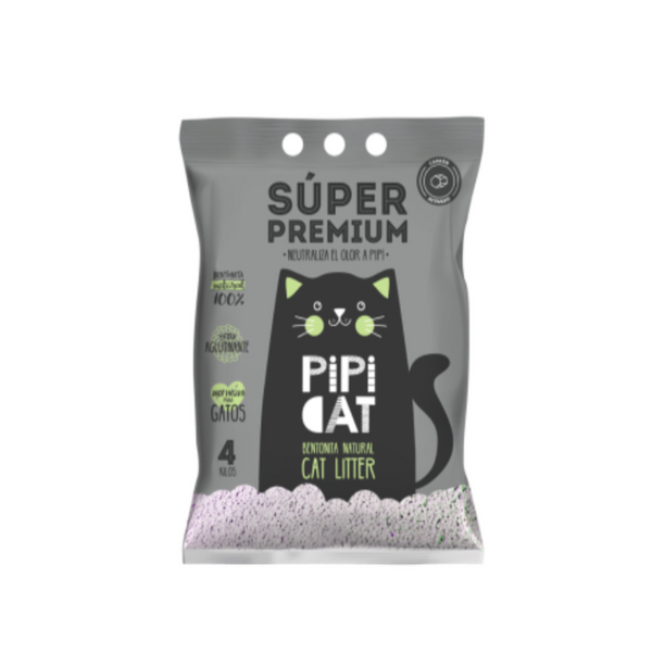 PIPICAT SUPER PREMIUM CARBÓN & LAVANDA 4 KG - Moxy Pet ox
