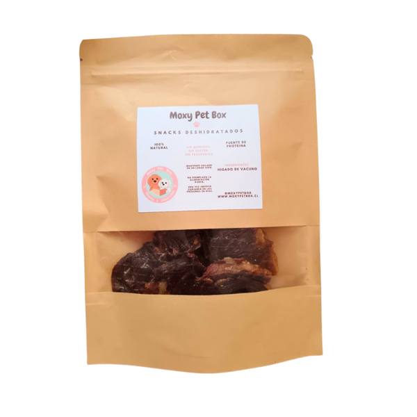 SNACK DE CORAZÓN DE POLLO DESHIDRATADO - Moxy Pet Bx