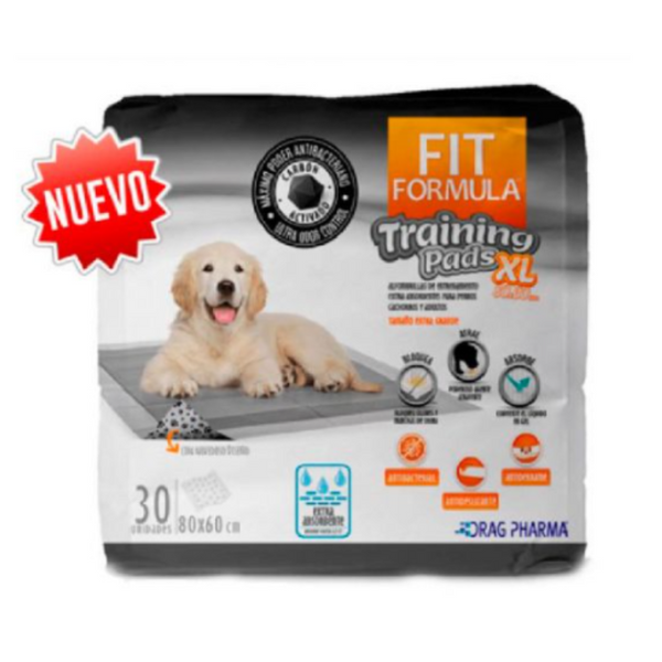 Sabanilla Fit Carbon x 30 Unidades (60 x 80 cm)- Moxy Pet Box