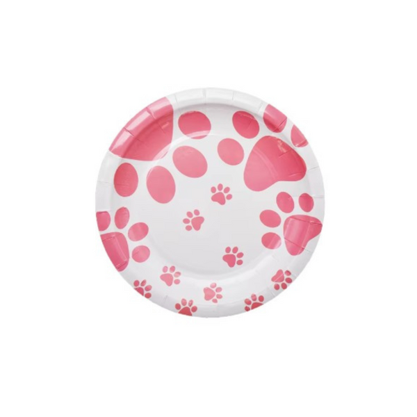 Set De Platos Desechables Rosado - Moxy Pet Box
