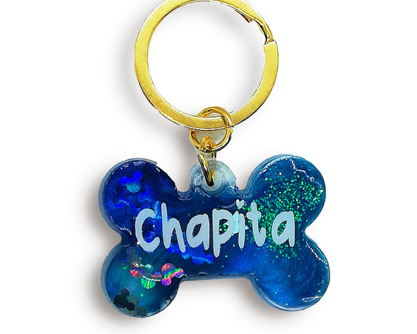 Placas De Identificación De Resina Para Mascotas Personalizadas - Moxy Pet Box