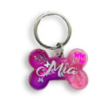 Placas De Identificación De Resina Para Mascotas Personalizadas - Moxy Pet Box