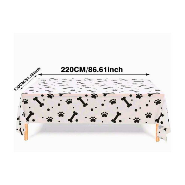 Mantel Temático De Cachorro Para Fiesta De Cumpleaños