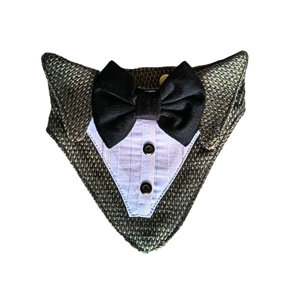 Bandana Esmoquin Para Perros y Gatos Accesorio Formal de Gala