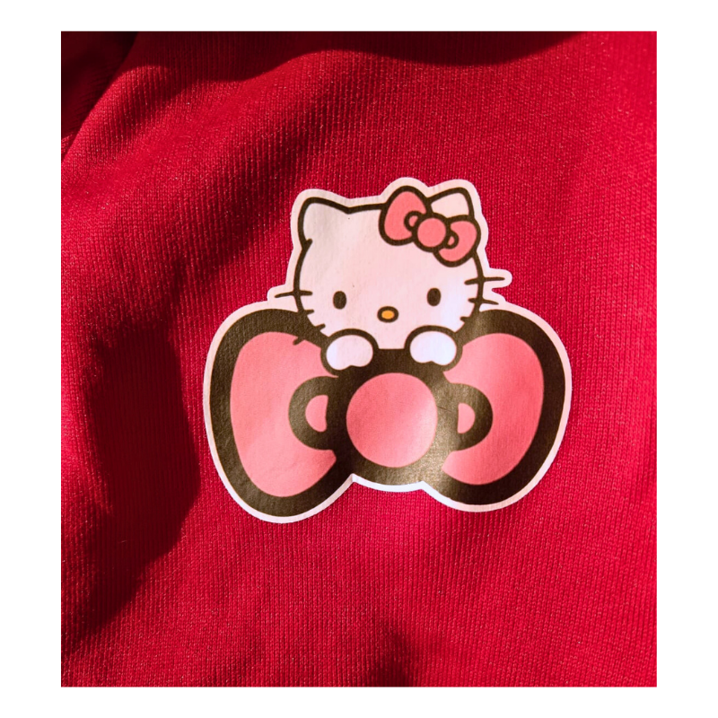 Polerón Hello Kitty Burdeo Para Mascotas Talla L