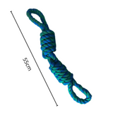Cuerda Mordedora Para Perros Grandes - Azul - Moxy Pet Box