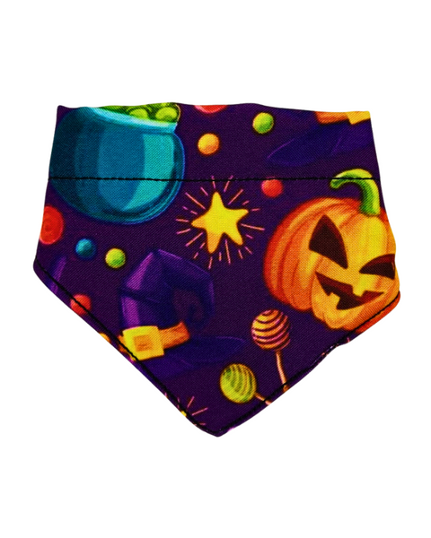 Bandana De Halloween Para Mascotas Morada