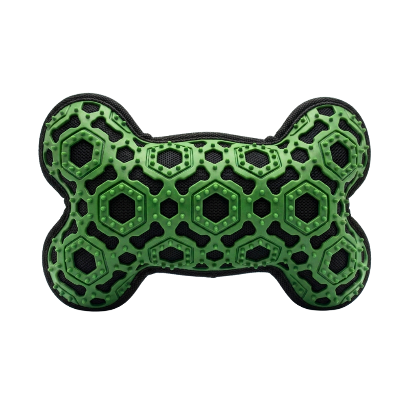 Juguete Hueso Sonoro Para Perros Tela Oxford Resistente