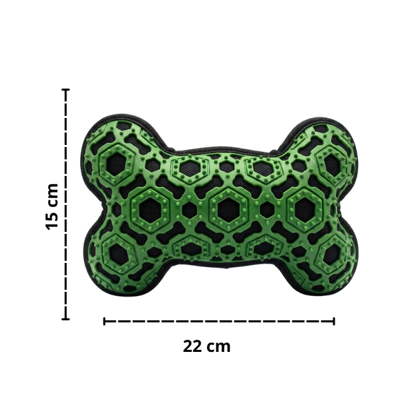 Juguete Hueso Sonoro Para Perros Tela Oxford Resistente
