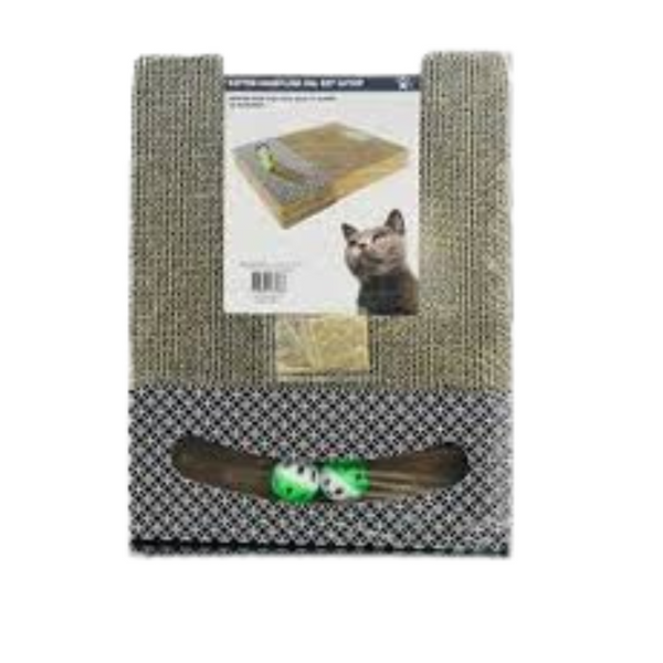 Rascador Rectangular Con Pelotas Para Gatos