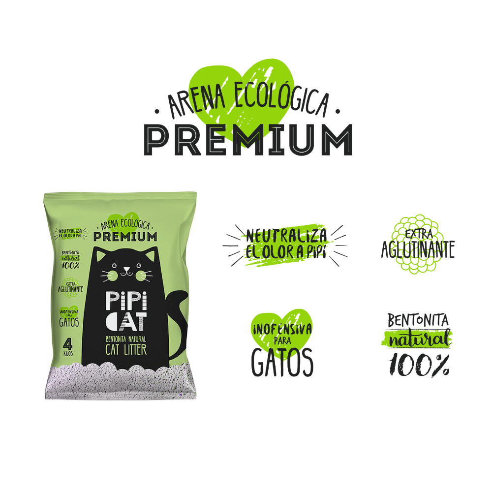 Pipicat Arena Sanitaria De 15 Kg Lavanda