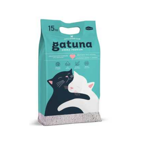 Arena Gatuna Premium 15KG Aroma Lavanda