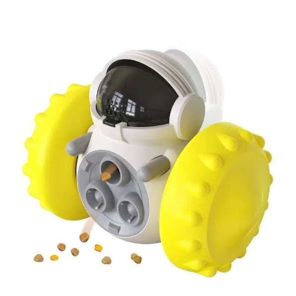 Robot Food Dispenser - Yellow