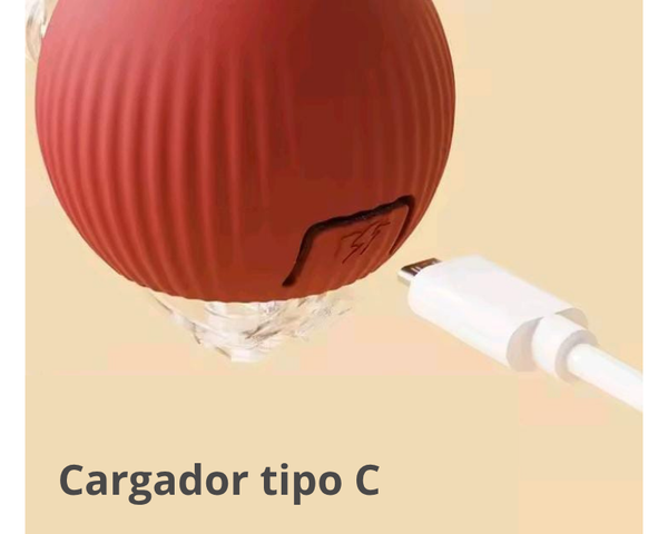 Pelota Interactiva Inteligente Para Mascotas Color Rojo