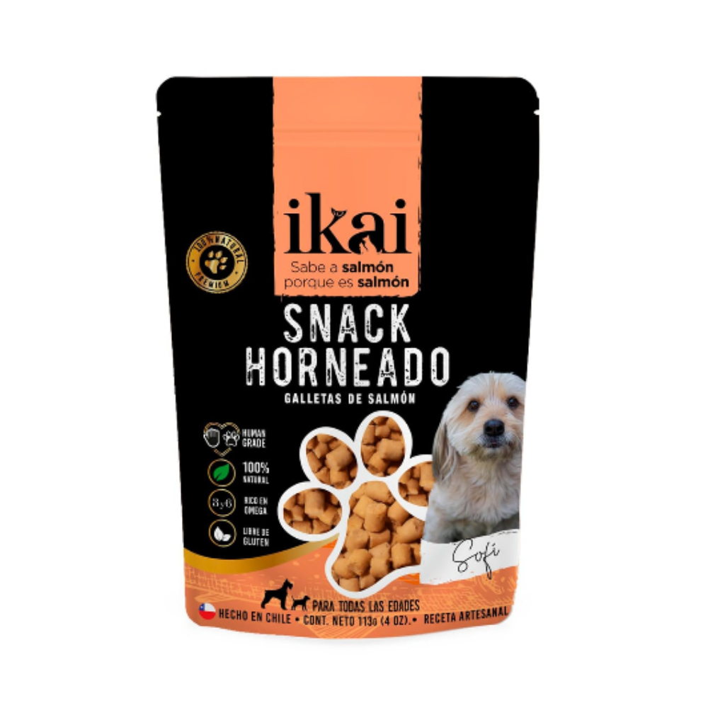 Snack Horneado Canino 113 Gr Ikai - Moxy Pet Box
