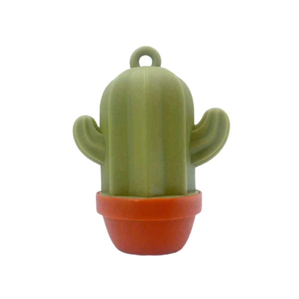 Dispensador Portátil De Bolsas Para Perros Con Forma De Cactus