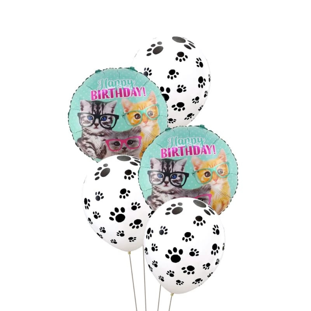 Pack De Globos De Cumpleaños - Azul