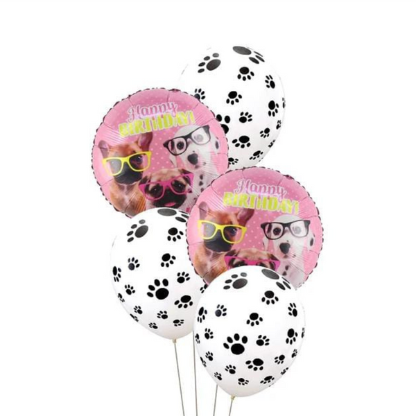 Pacote de Balões de Aniversário - Rosa