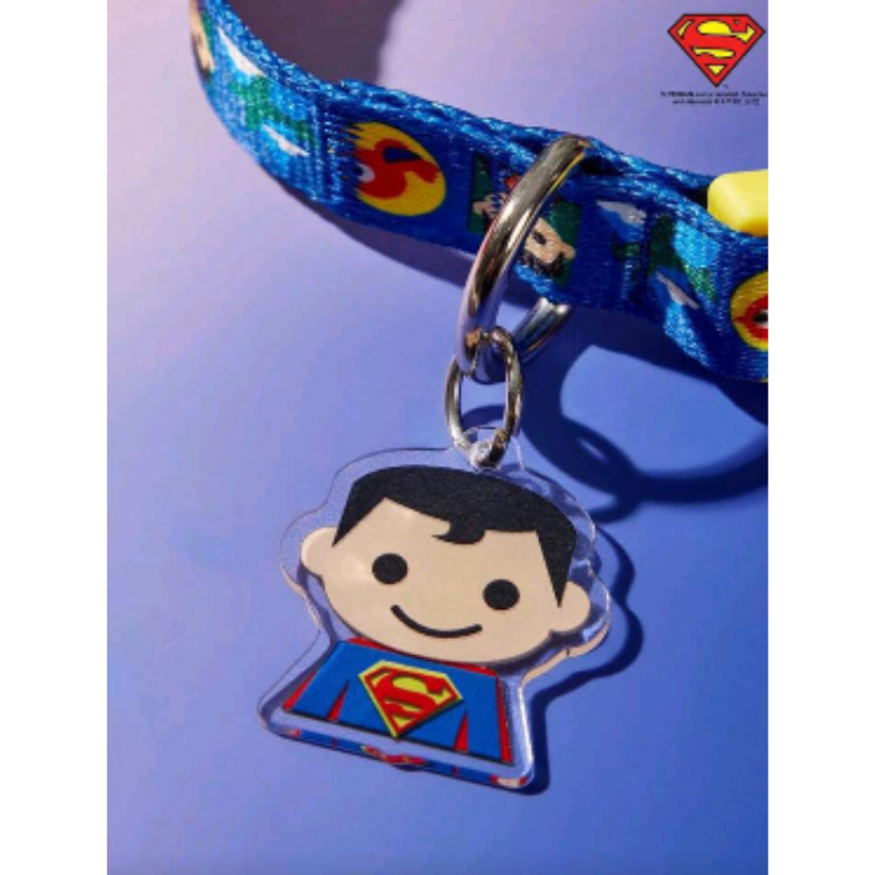 Collar Para Perros Superman Azul