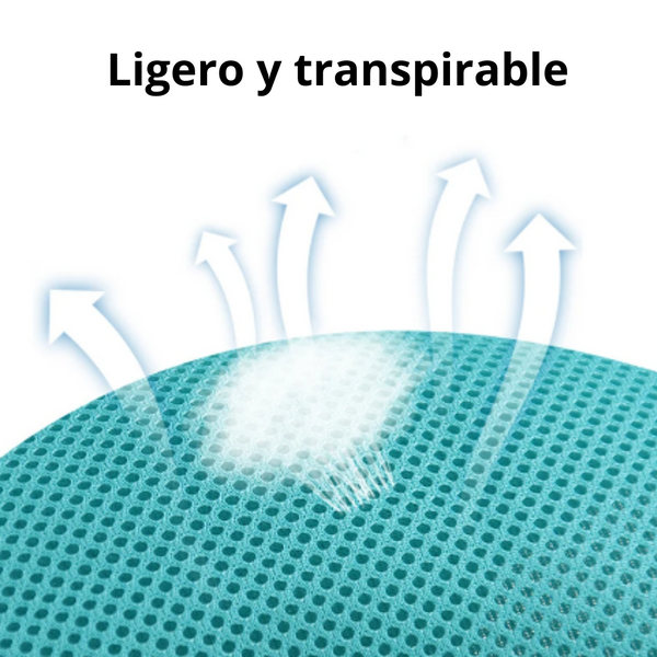 Arnês refletivo azul claro