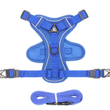 Arnés Azul Reflectante - Moxy Pet Box