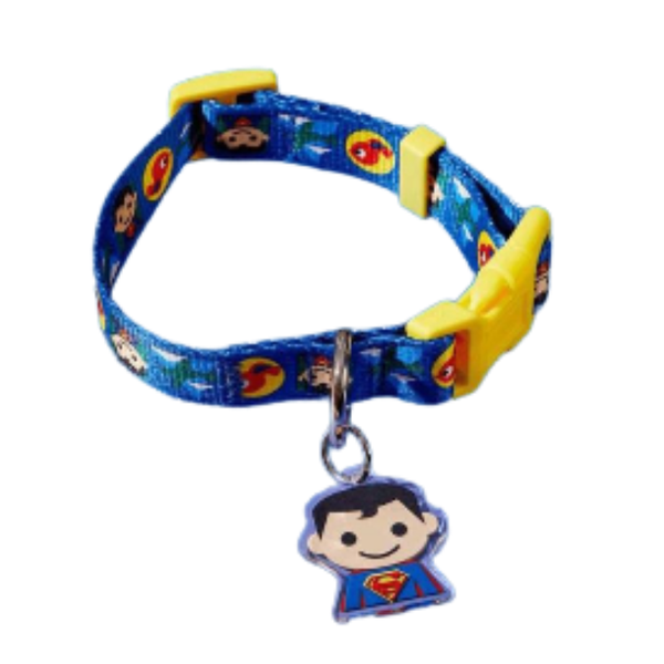 Collar Para Perros Superman Azul