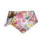 Bandana Estampada Rosada Para Perros Y Gatos