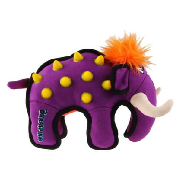 Brinquedo elefante roxo Gigwi Duraspikes