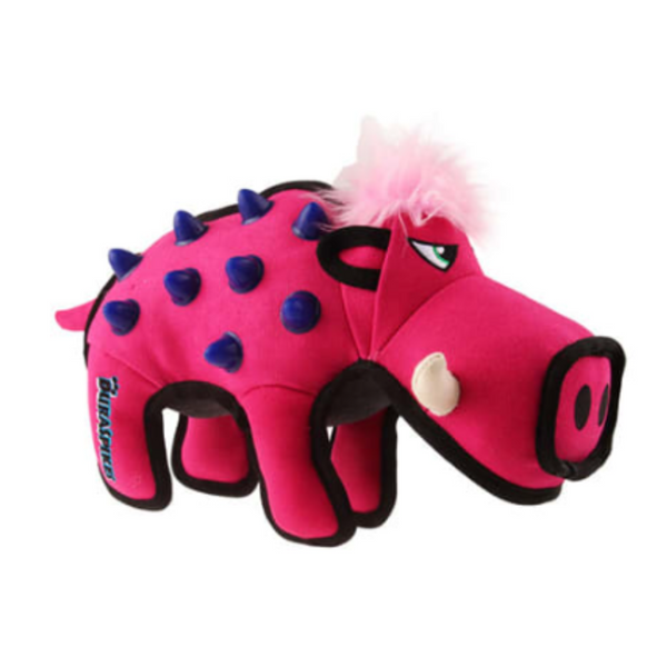 Brinquedo de javali rosa Gigwi Duraspikes
