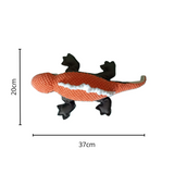 Juguete De Iguana Naranja Para Perros - Moxy Pet Box