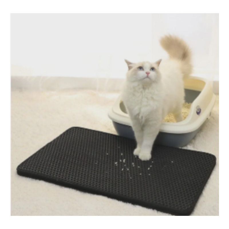 Alfombra Atrapa Arena Para Gatos Antideslizante Y Recolectora De Residuos - Moxy Pet Box
