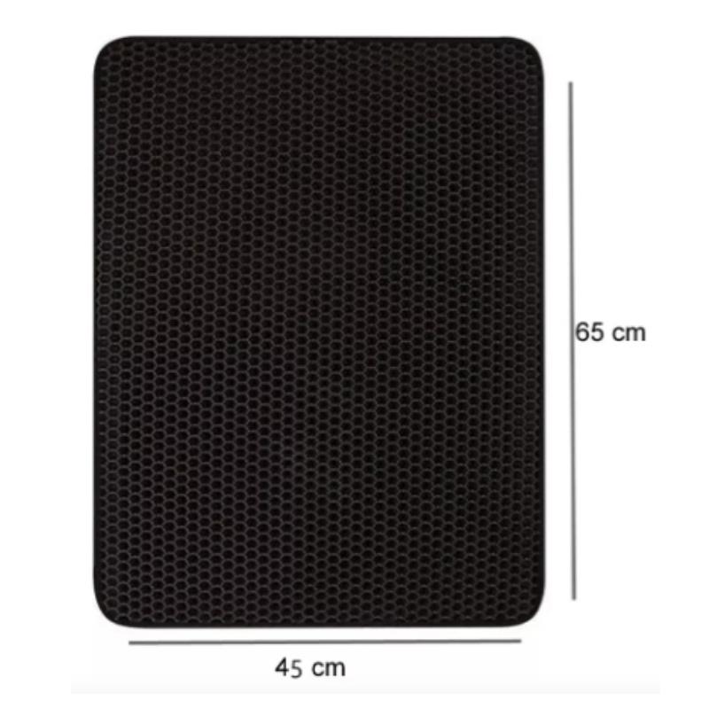 Alfombra Atrapa Arena Para Gatos Antideslizante Y Recolectora De Residuos Medida - Moxy Pet Box
