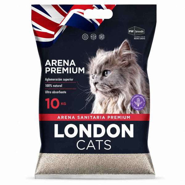 Arena Sanitaria London Cats 10 kg  Aroma Lavanda