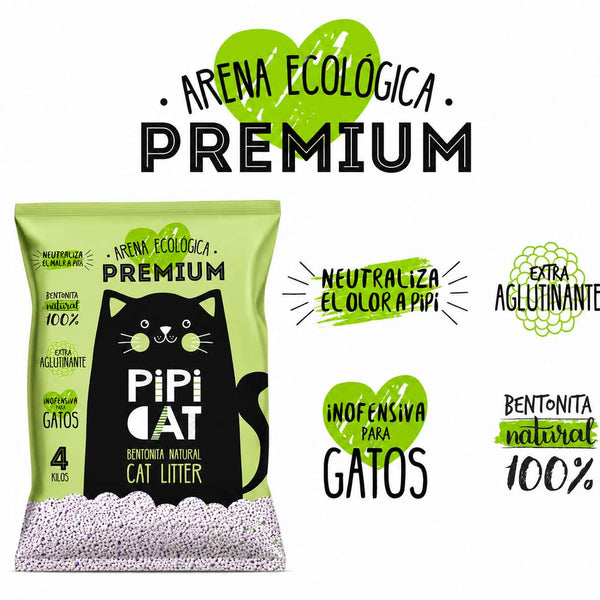 Arena Sanitaria Pipicat  De 4 Kg Aroma Lavanda