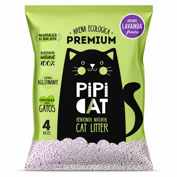 Arena Sanitaria Pipicat  De 4 Kg Aroma Lavanda
