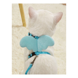 Arnés Diseño De Alas Para Mascotas Azul - Moxy Pet Box