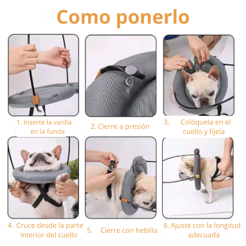 Arnés Guía De Protección Para Perros Ciegos (Halo Protector)