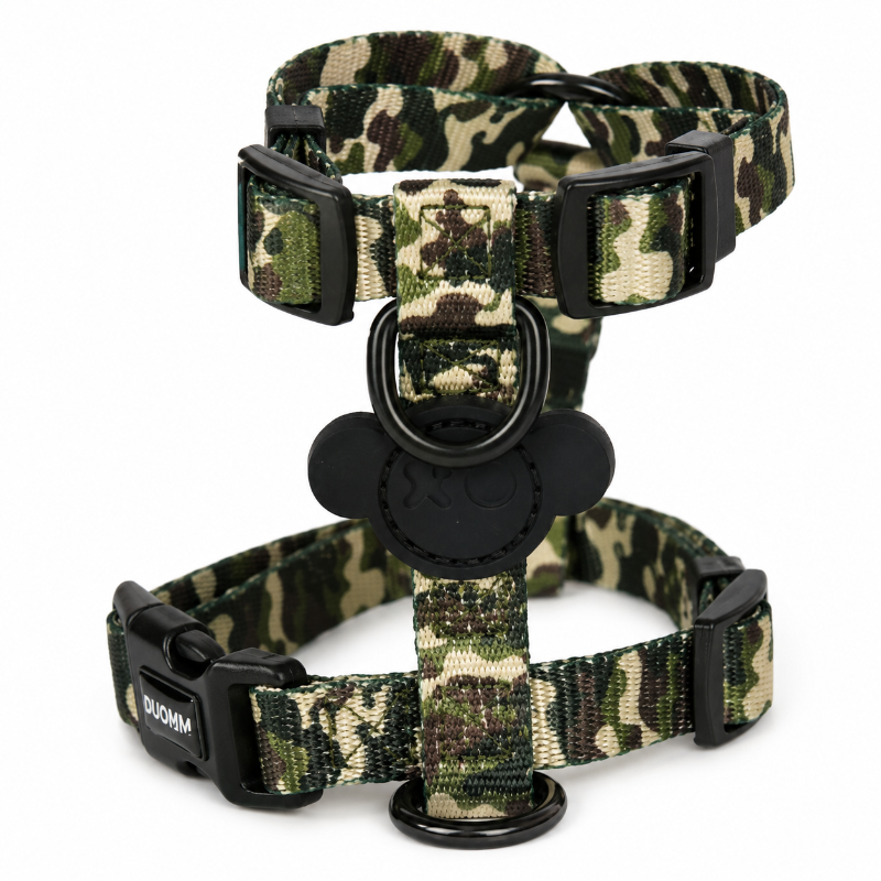 Arnés “H” Camuflaje + Collar – Talla M BRNX