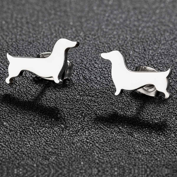 Aros De Perro Salchicha  Acero Inoxidable