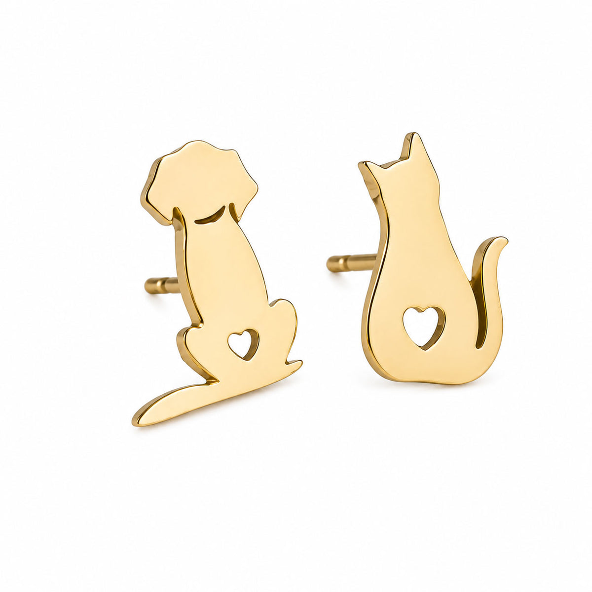 Aros De Acero Inoxidable De Perro Y Gato