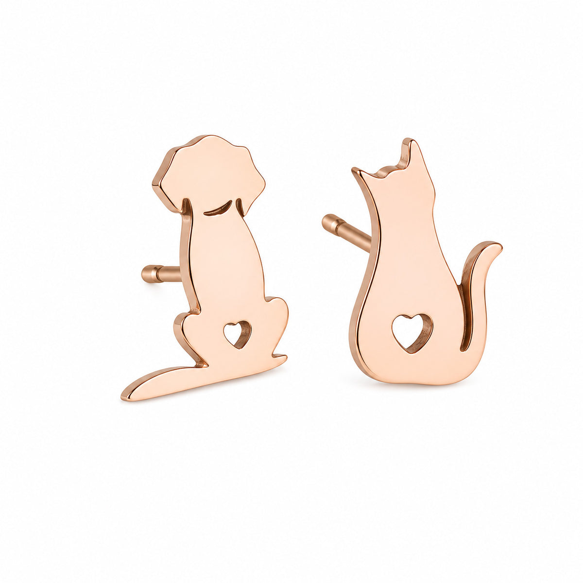 Aros De Acero Inoxidable De Perro Y Gato