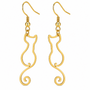 Aros De Gato Plateado Y Dorado
