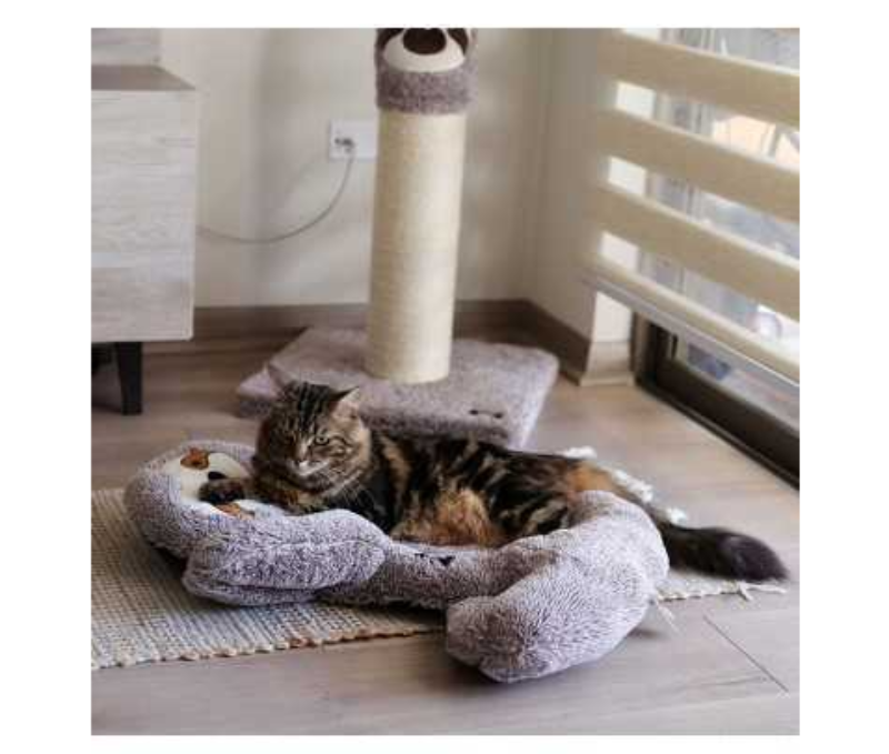 BRNX Cama Perezoso Anti-Estrés Talla L Para Mascotas