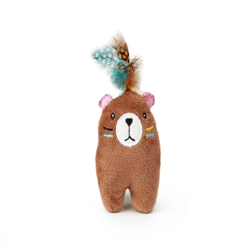 BRNX Juguete Oso Boho Para Gatos