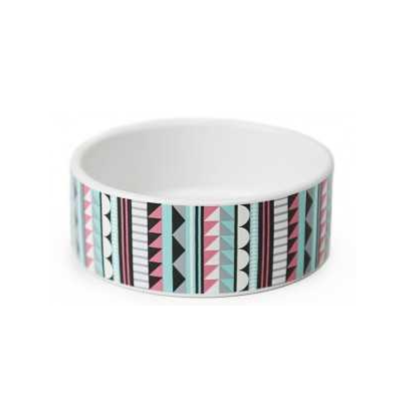 BRNX Plato Ceramica Boho Para Mascotas - Moxy Pet Box