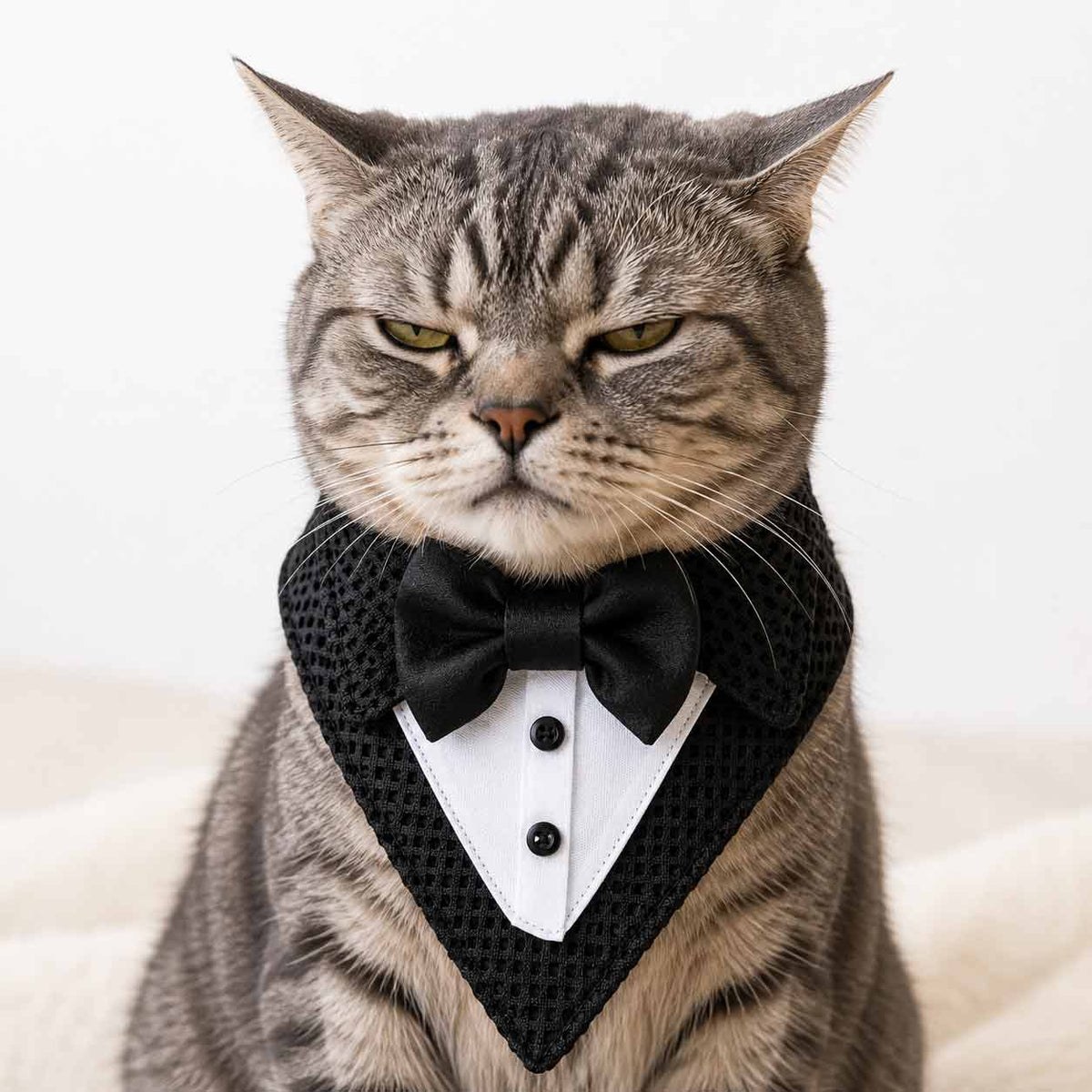 Bandana Esmoquin Para Gatos Accesorio Formal de Gala