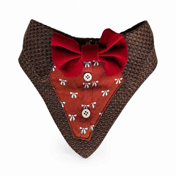 Bandana Esmoquin Para Gatos Accesorio Formal de Gala